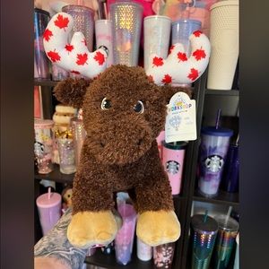 bnwt build a bear canada exclusive moose